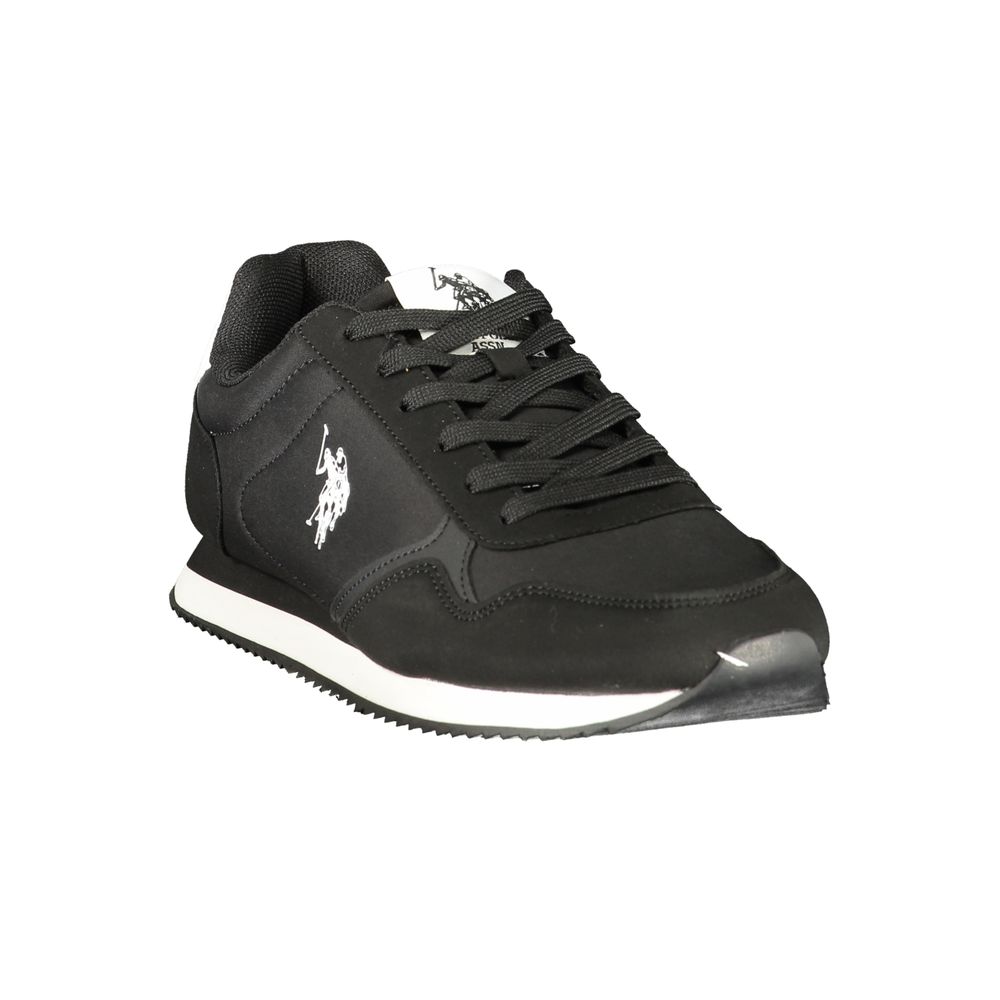 U.S. POLO ASSN. Black Polyurethane Men's Sneaker - Image 2