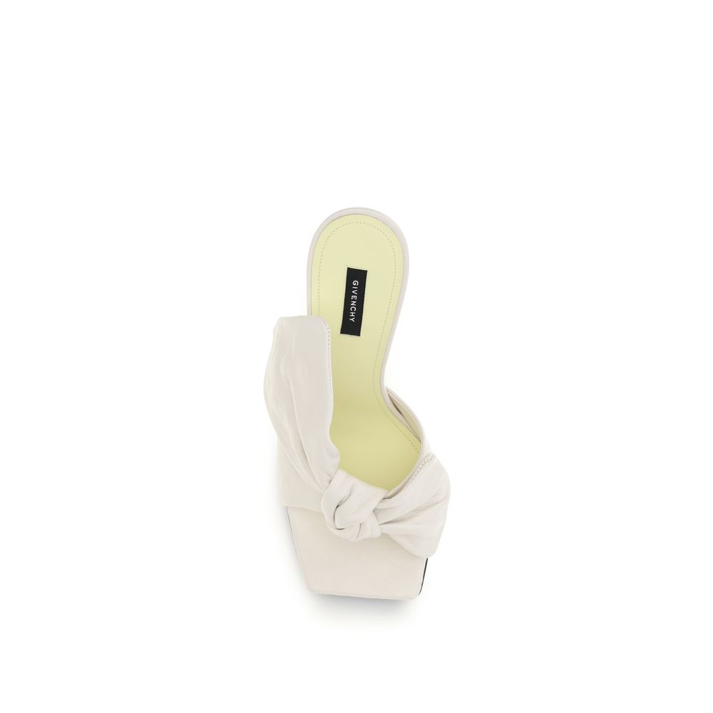 Givenchy White Lamb Ovis Aries Aries Mules - Image 4