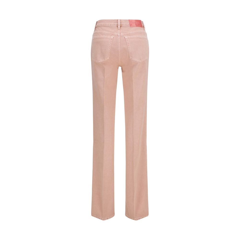 ChloƩ Multicolor Cotton Straight-Leg Jeans - Image 2