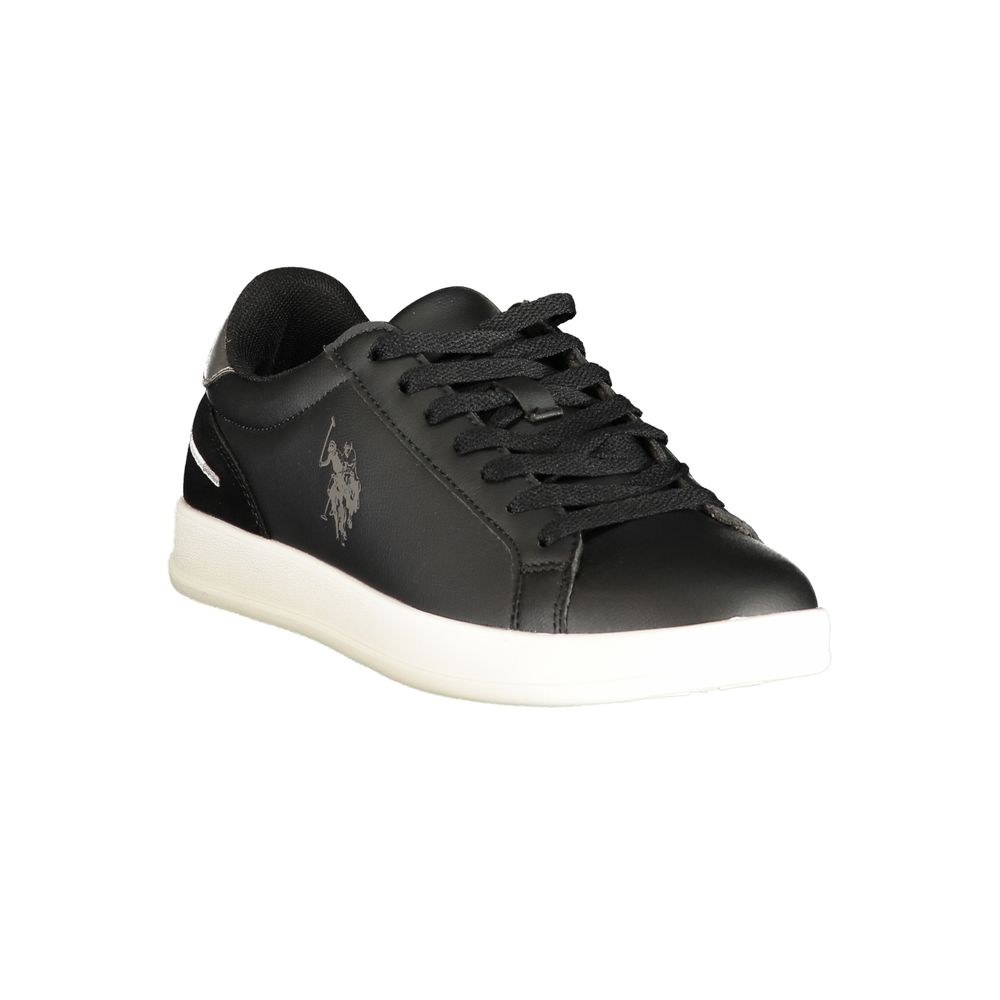U.S. POLO ASSN. Black Polyurethane Women's Sneaker - Image 2