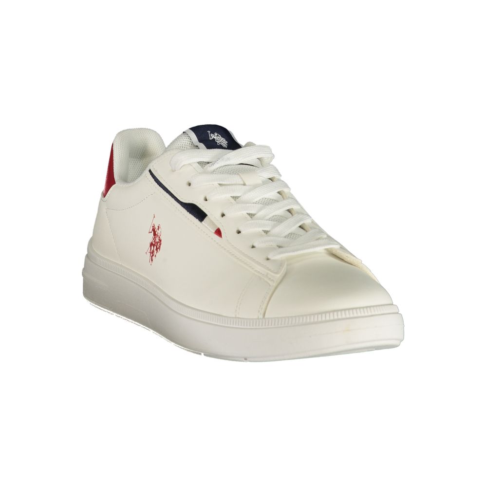 U.S. POLO ASSN. White Polyurethane Men's Sneaker - Image 2