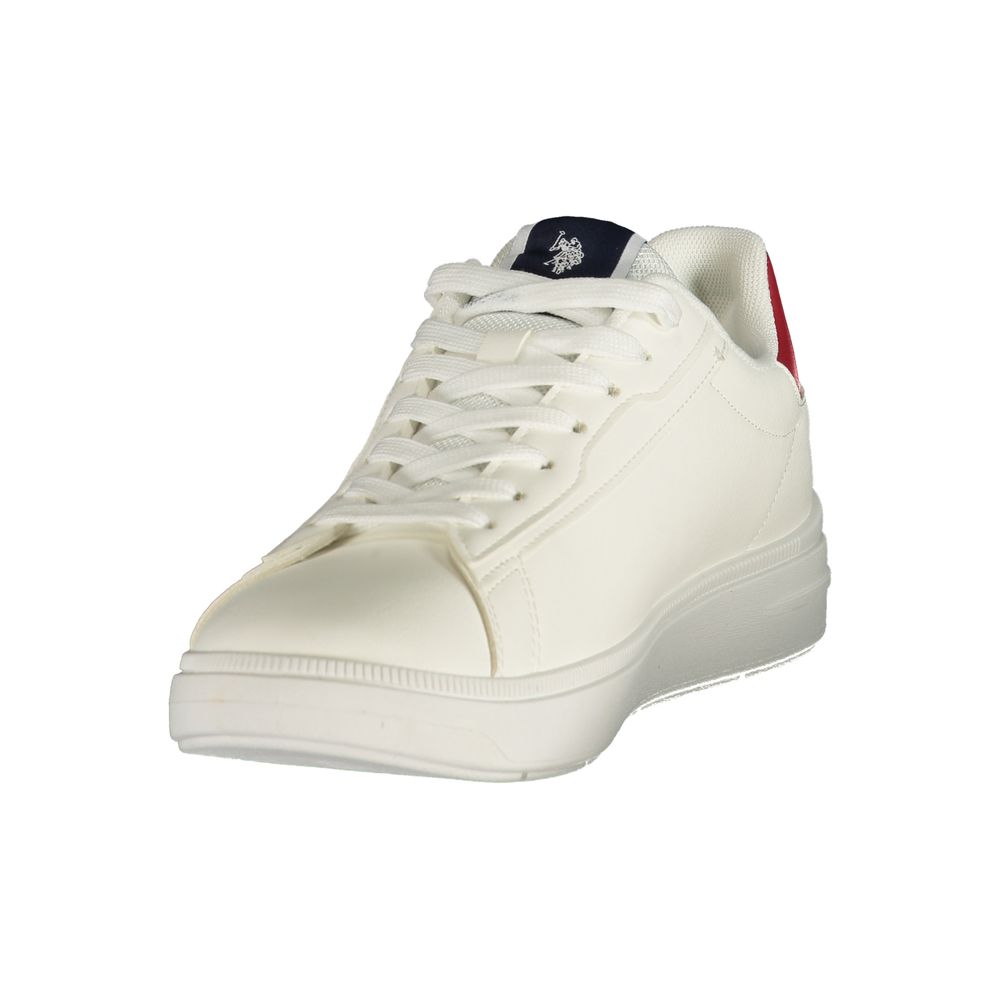 U.S. POLO ASSN. White Polyurethane Men's Sneaker - Image 3