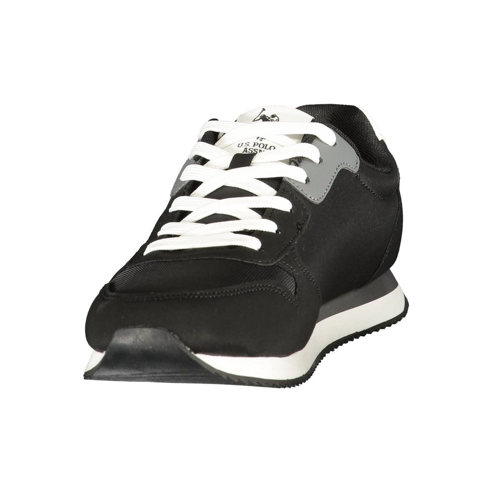 U.S. POLO ASSN. Black Polyurethane Men's Sneaker - Image 3