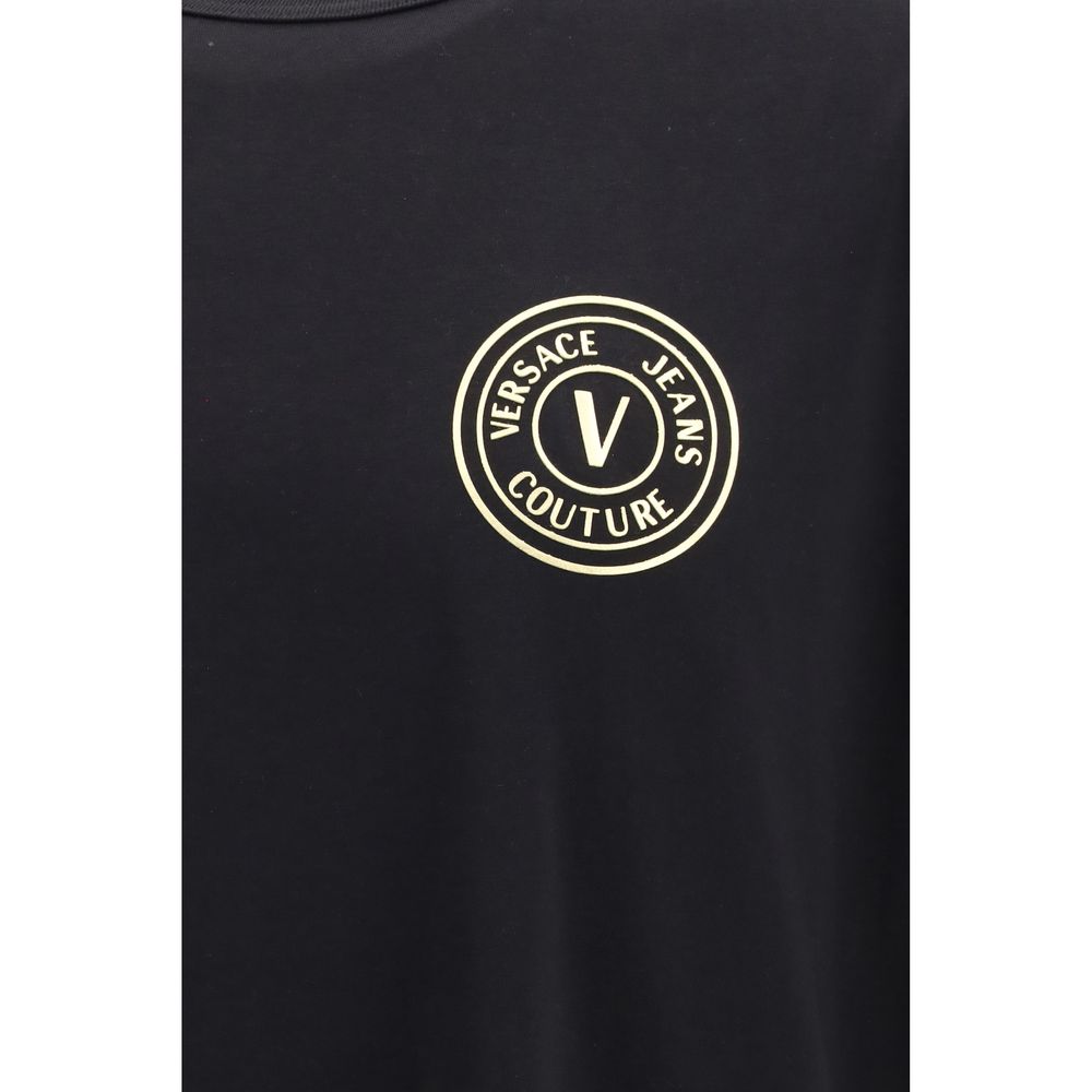 Versace Jeans Black Cotton T-Shirt - Image 3