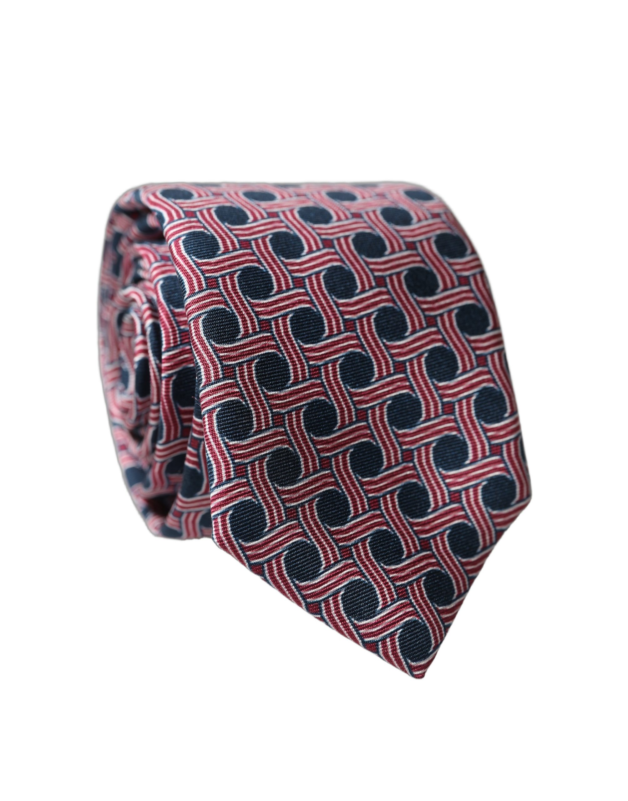 Dolce & Gabbana Multicolor Patterned Silk Adjustable Men Tied Necktie Tie - Image 2