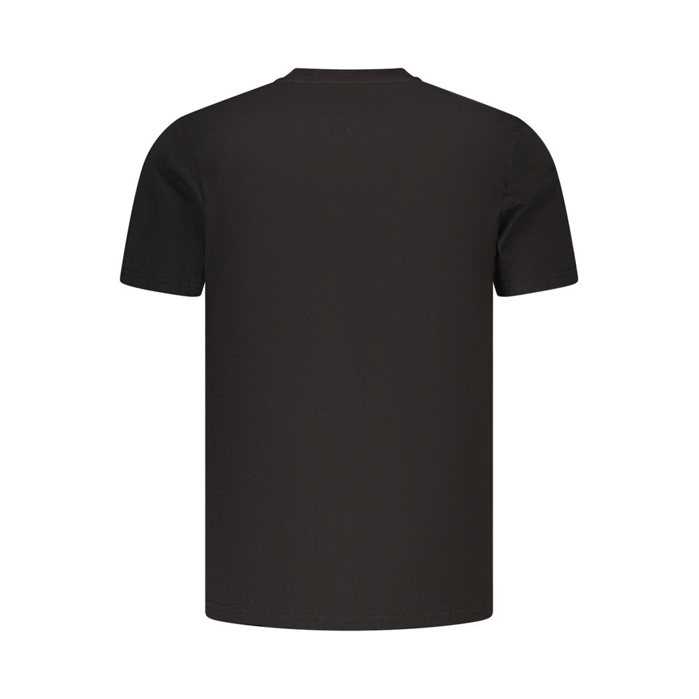 Tommy Hilfiger Black Cotton Men's T-Shirt - Image 2