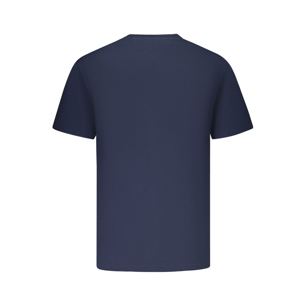 Tommy Hilfiger Blue Cotton Men's T-Shirt - Image 2