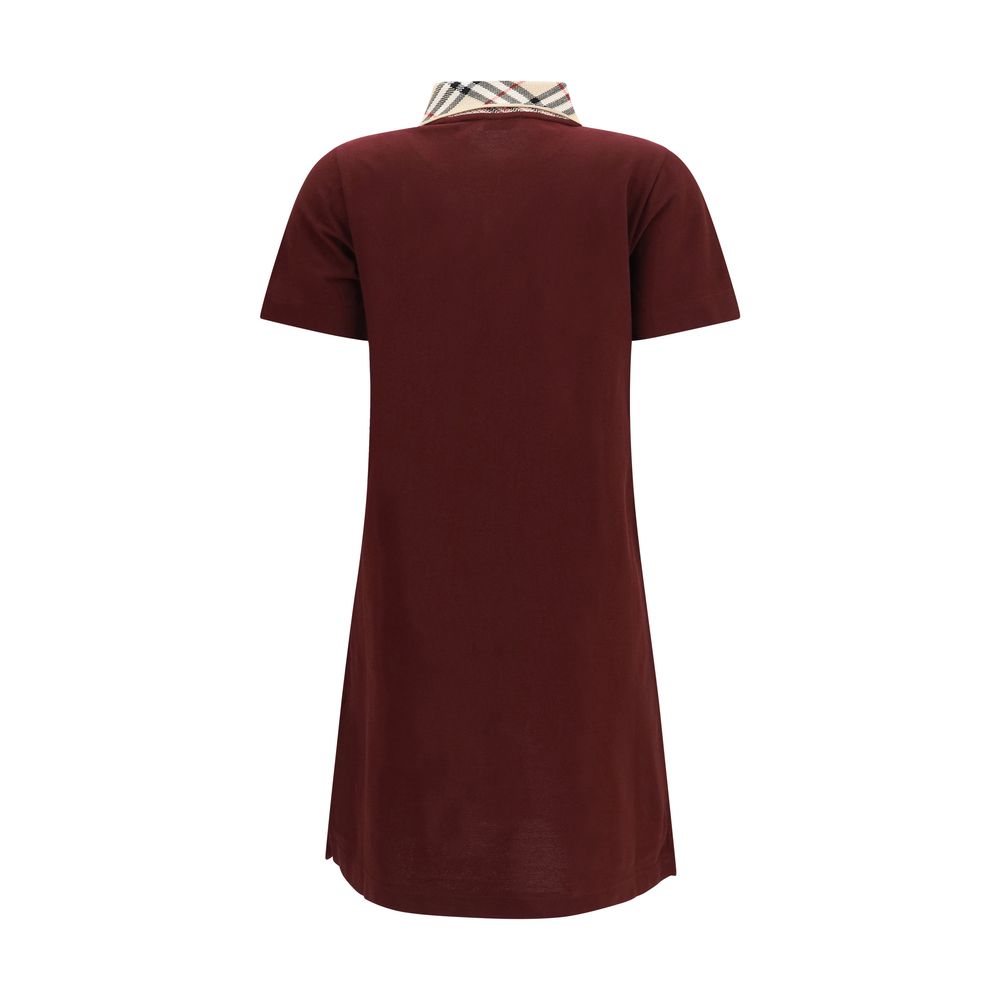 Burberry Bordeaux Cotton Casual Dress - Image 2