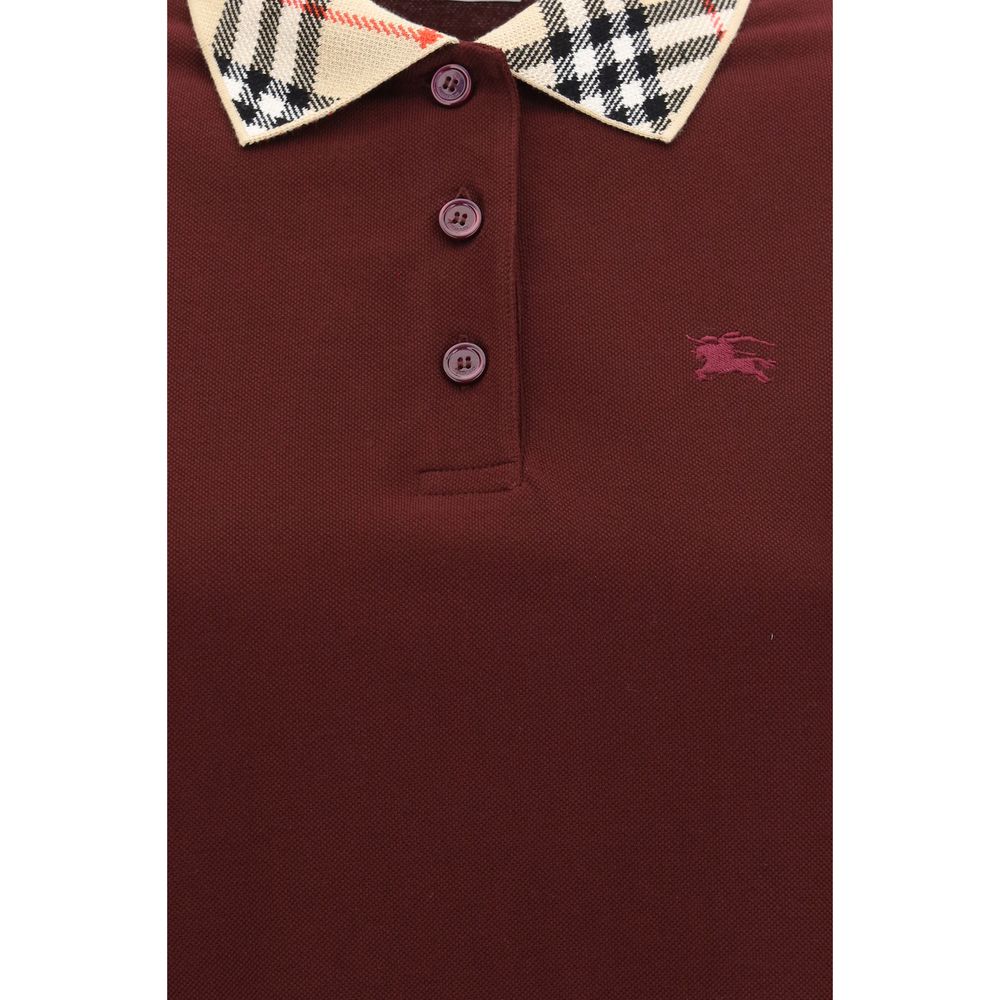 Burberry Bordeaux Cotton Casual Dress - Image 3