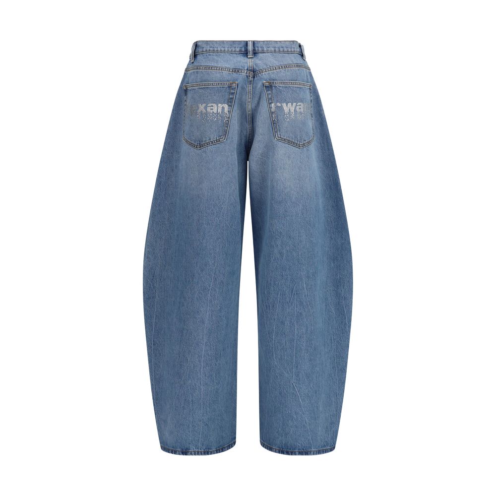 Alexander Wang Blue Cotton Jeans Denim - Image 2