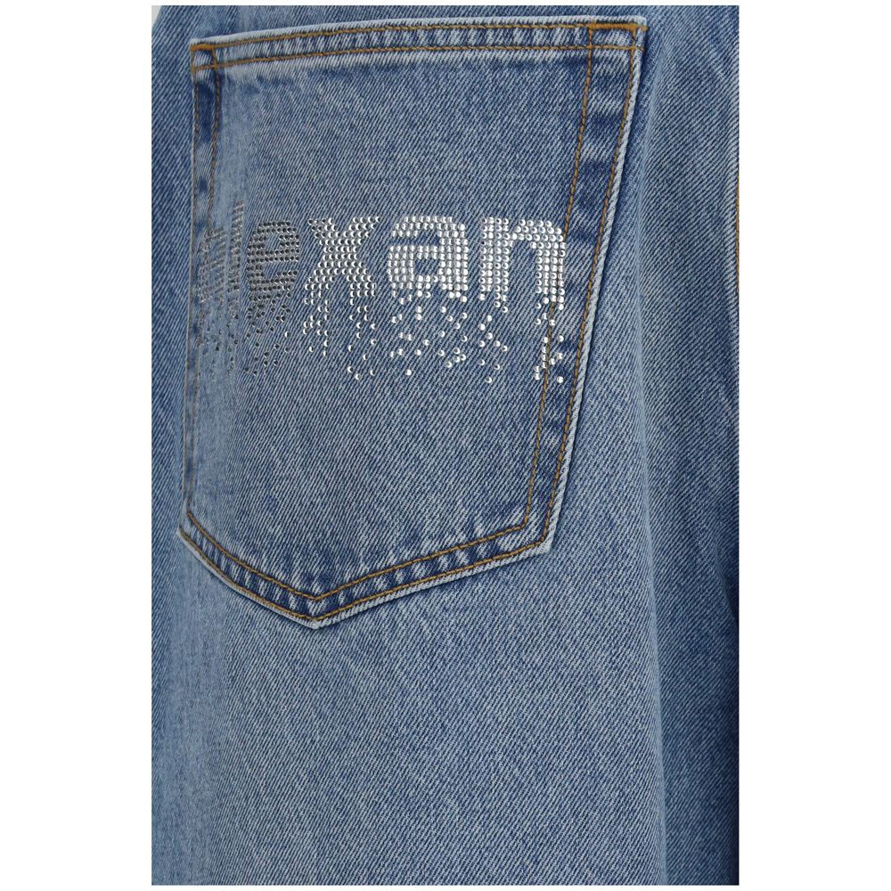 Alexander Wang Blue Cotton Jeans Denim - Image 3