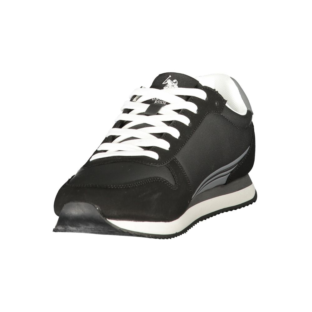 U.S. POLO ASSN. Black Polyurethane Men's Sneaker - Image 3