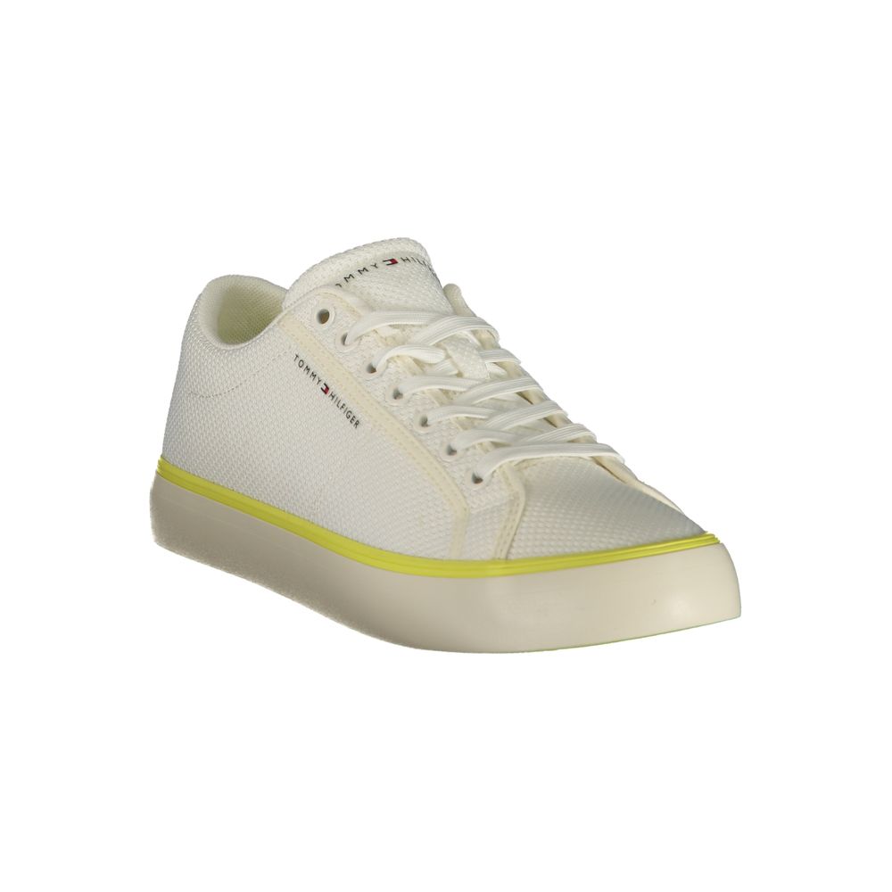 Tommy Hilfiger White Polyester Men Sneaker - Image 2