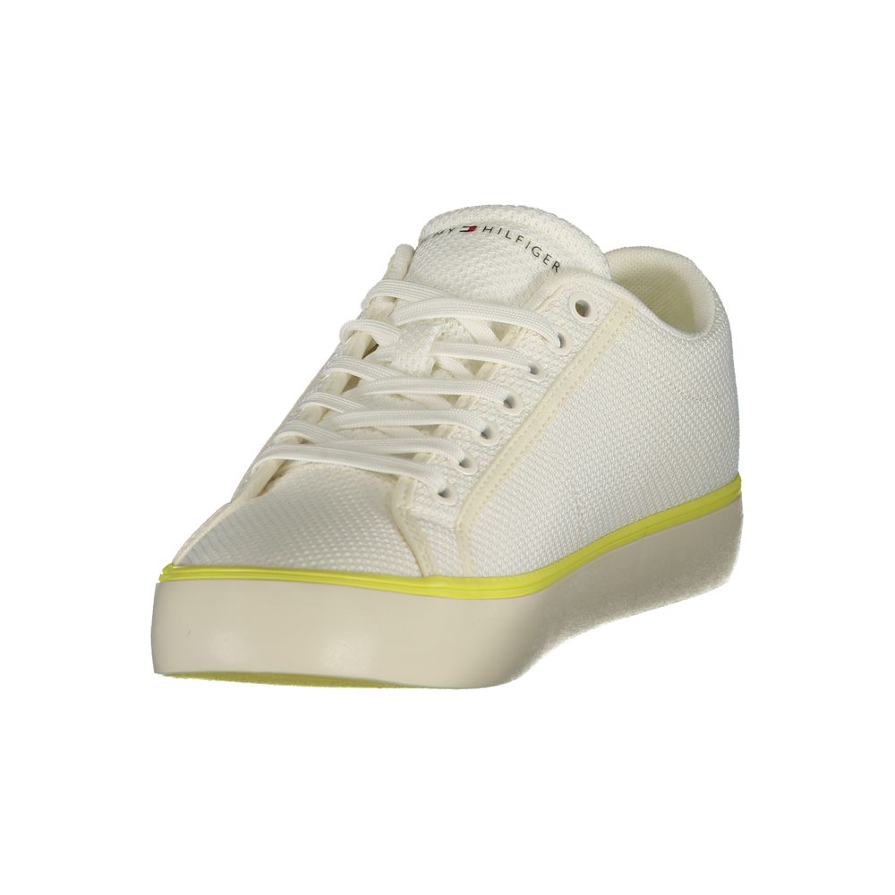 Tommy Hilfiger White Polyester Men Sneaker - Image 3