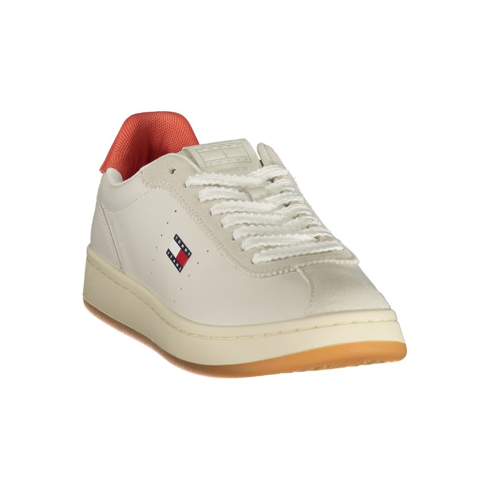 Tommy Hilfiger Beige Polyurethane Women's Sneaker - Image 2