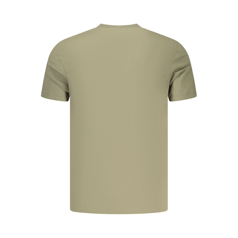 Calvin Klein Green Cotton Men's T-Shirt - Image 2