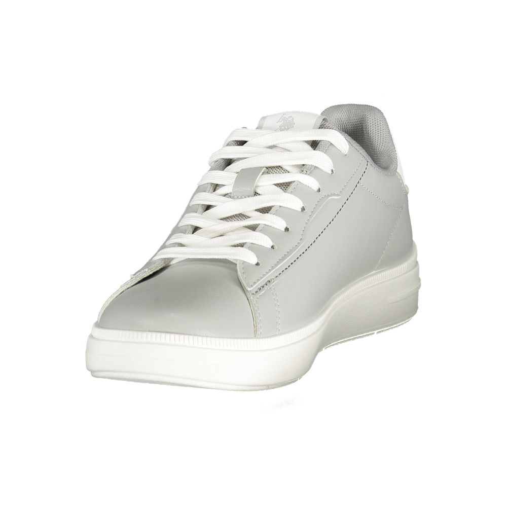 U.S. POLO ASSN. Gray Polyester Men's Sneaker - Image 3