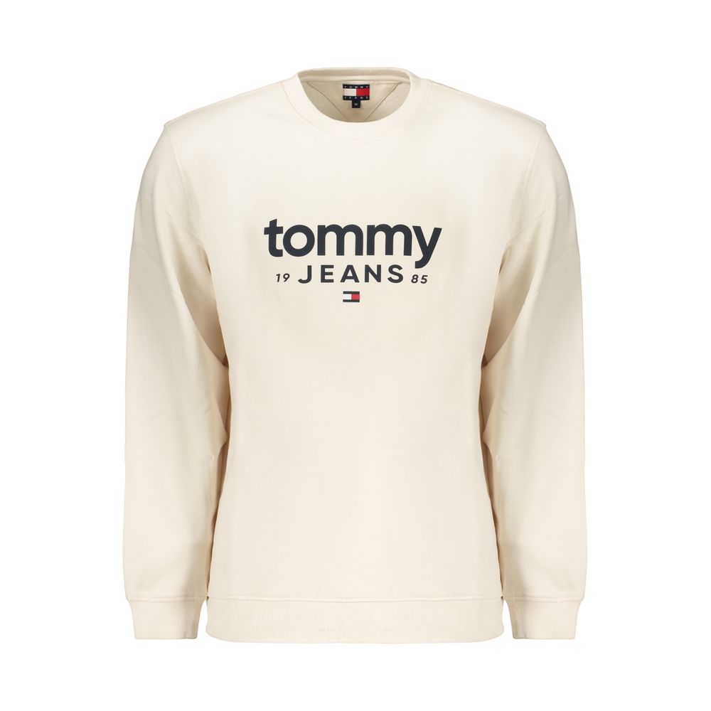 Tommy Hilfiger White Cotton Men's Sweatshirt