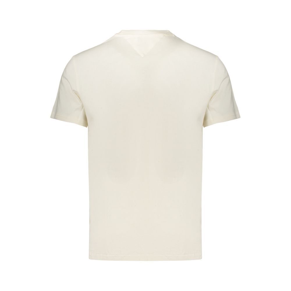 Tommy Hilfiger Bianco Cotton Men's T-Shirt - Image 2