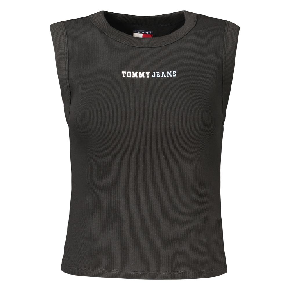 Tommy Hilfiger Black Cotton Women's Tank Top
