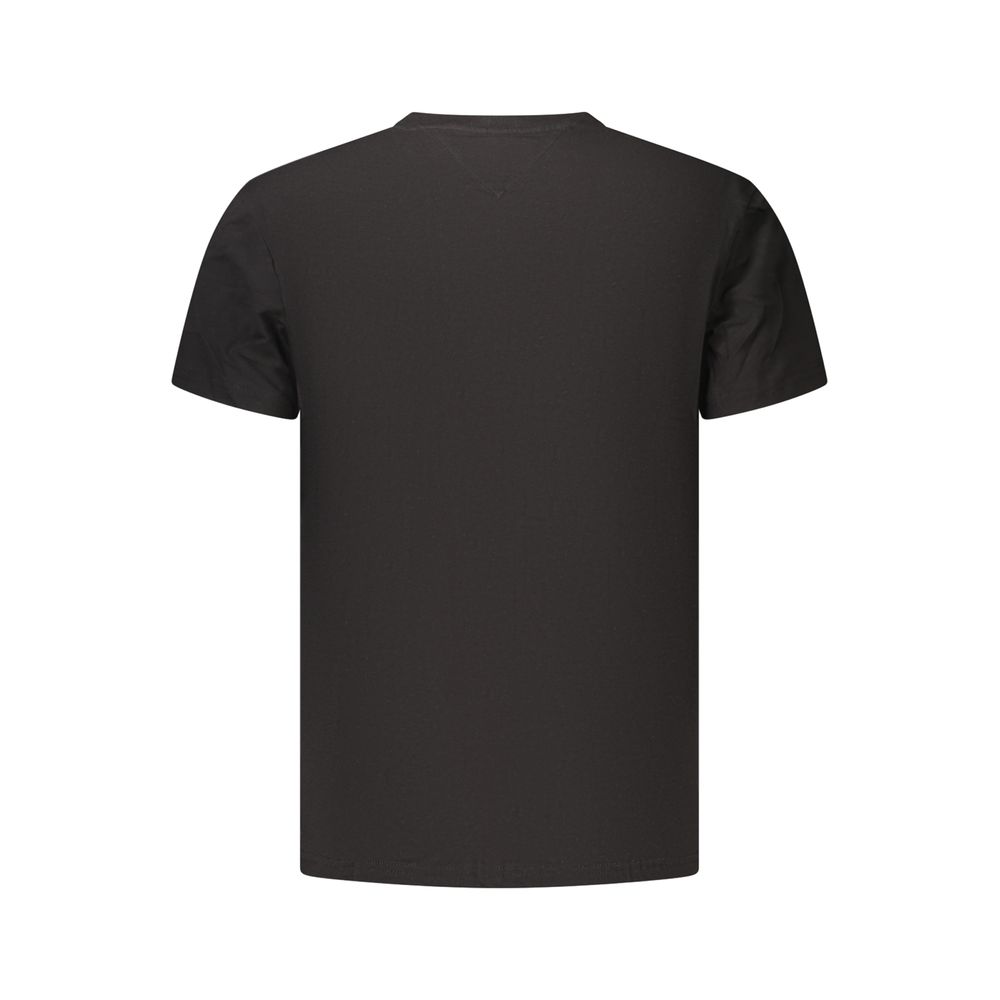 Tommy Hilfiger Black Cotton Men's T-Shirt - Image 2