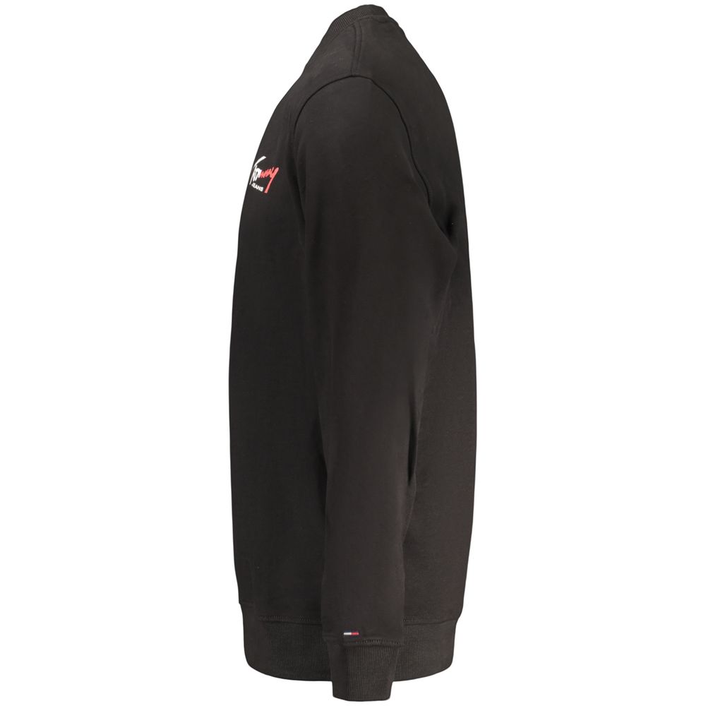 Tommy Hilfiger Black Cotton Men's Sweatshirt - Image 3