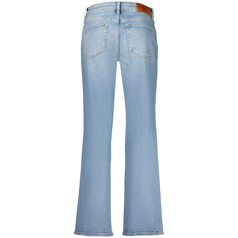 Calvin Klein Azzurro Cotton Women's Jeans - Image 2