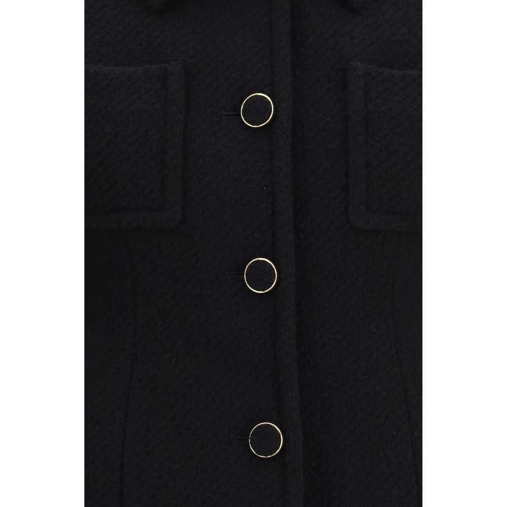 ChloƩ Black Wool Oves Aries Blazer - Image 3