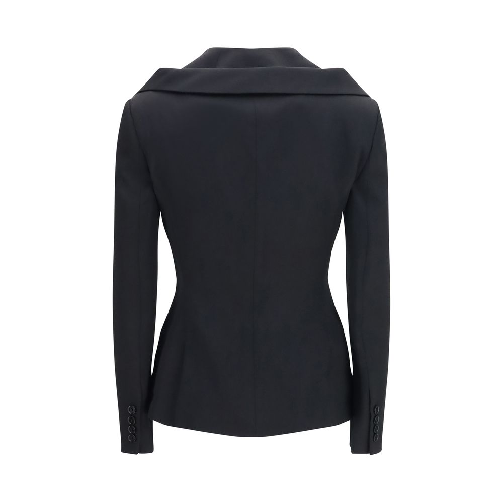 Alexander McQueen Black Wool Oves Aries Full-Length Jacket - Image 2