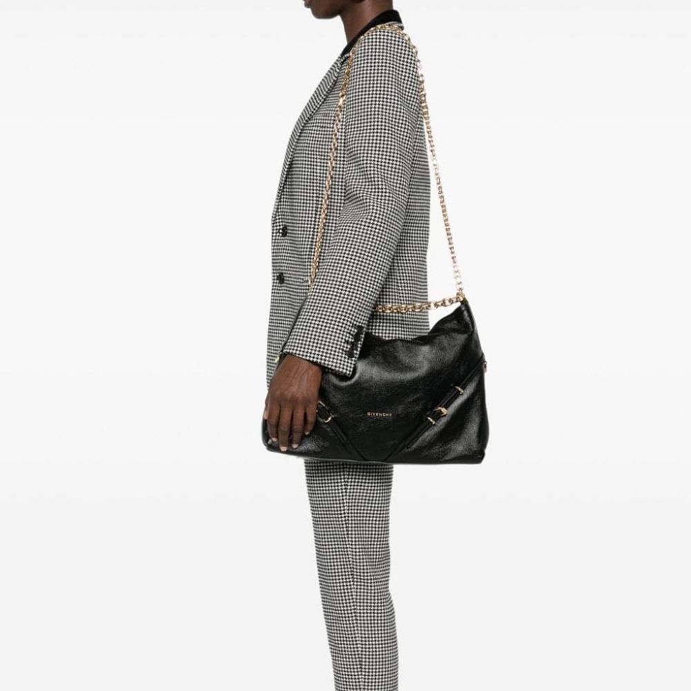 Givenchy Black Calfskin Shoulder Bag - Image 4