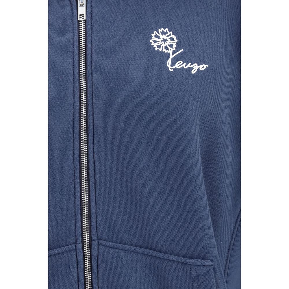 Kenzo Blue Cotton Sweatshirt - Image 3