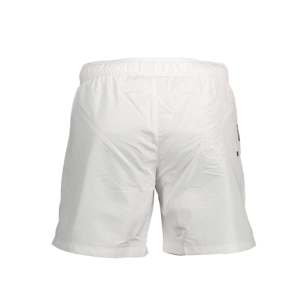 Karl Lagerfeld Bianco Polyester Men's Swim Boxer - Image 2