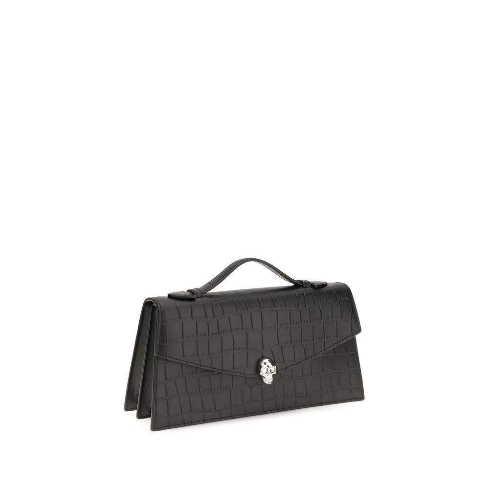 Alexander McQueen Black Calf Leather Bos Taurus Handbag - Image 2