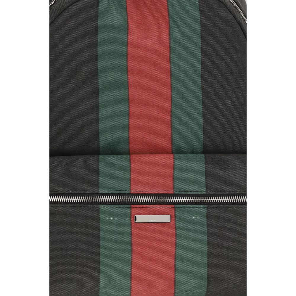Gucci Black Fabric Backpack - Image 3