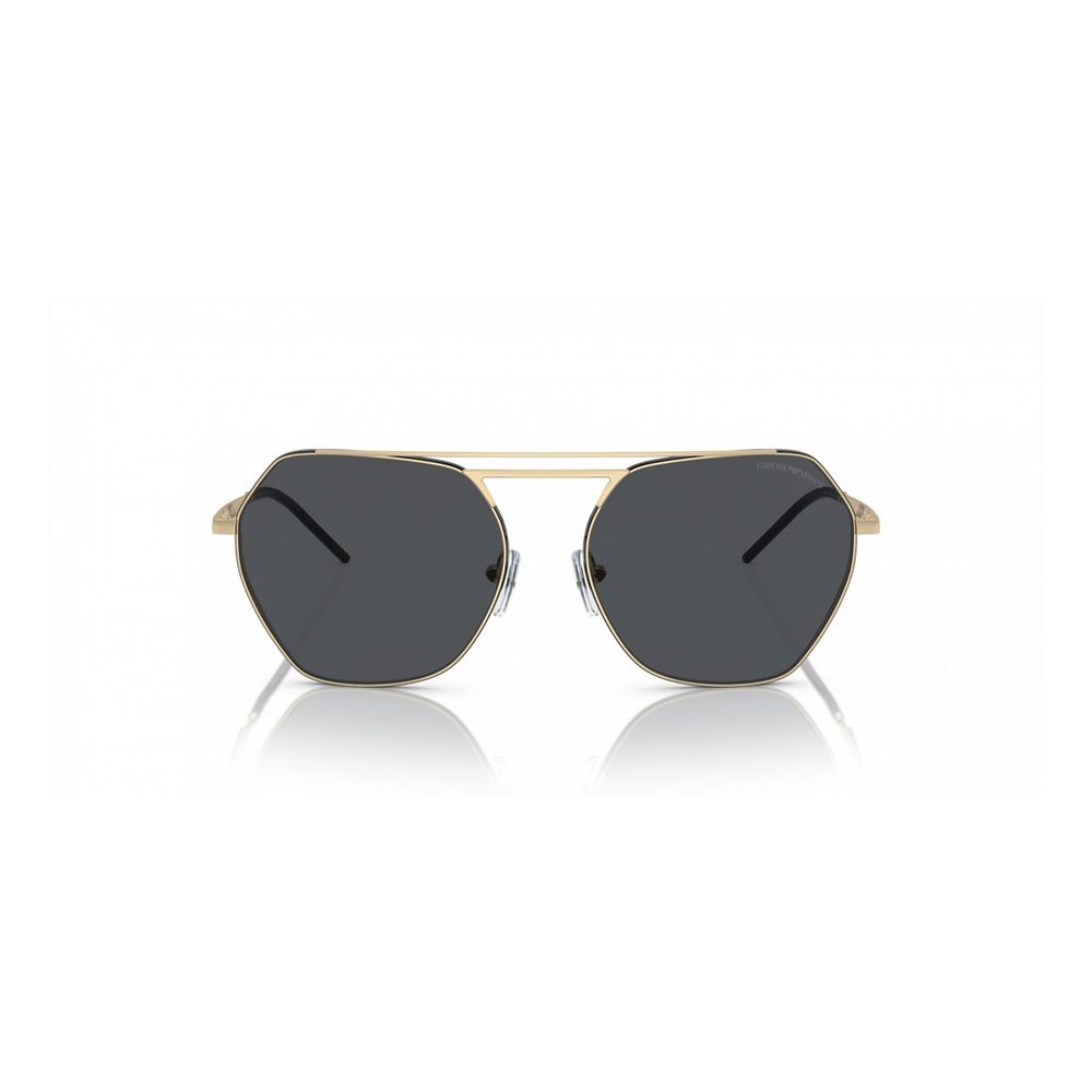 Emporio Armani Gold Metal Sunglasses - Image 2
