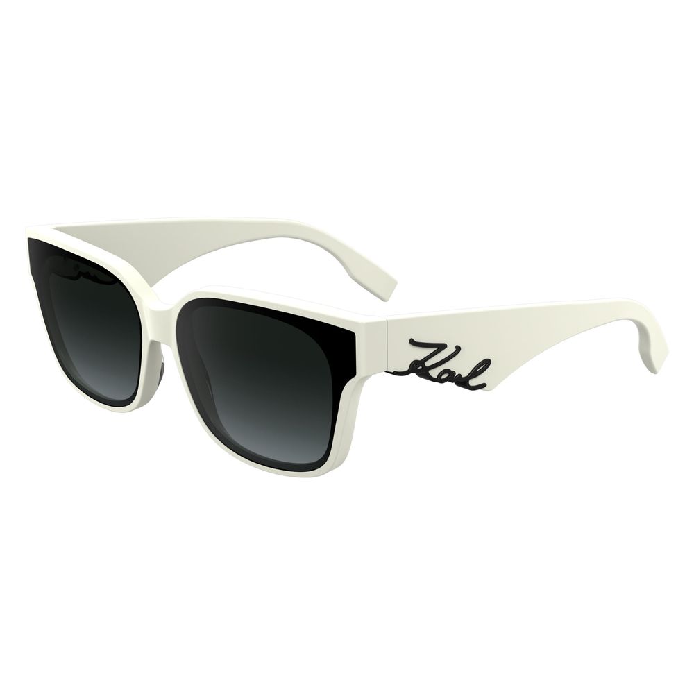 Karl Lagerfeld White Acetate Sunglasses - Image 2