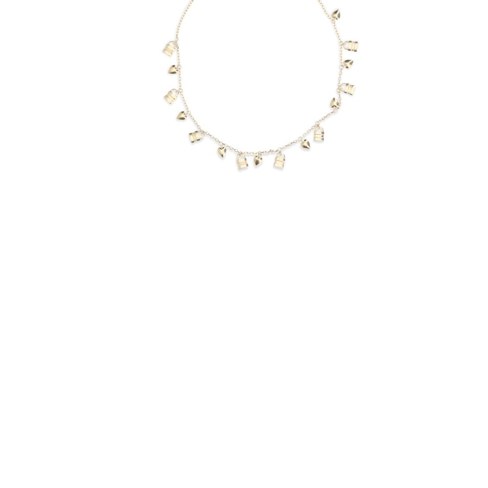 ChloƩ Gold Brass Necklace - Image 3