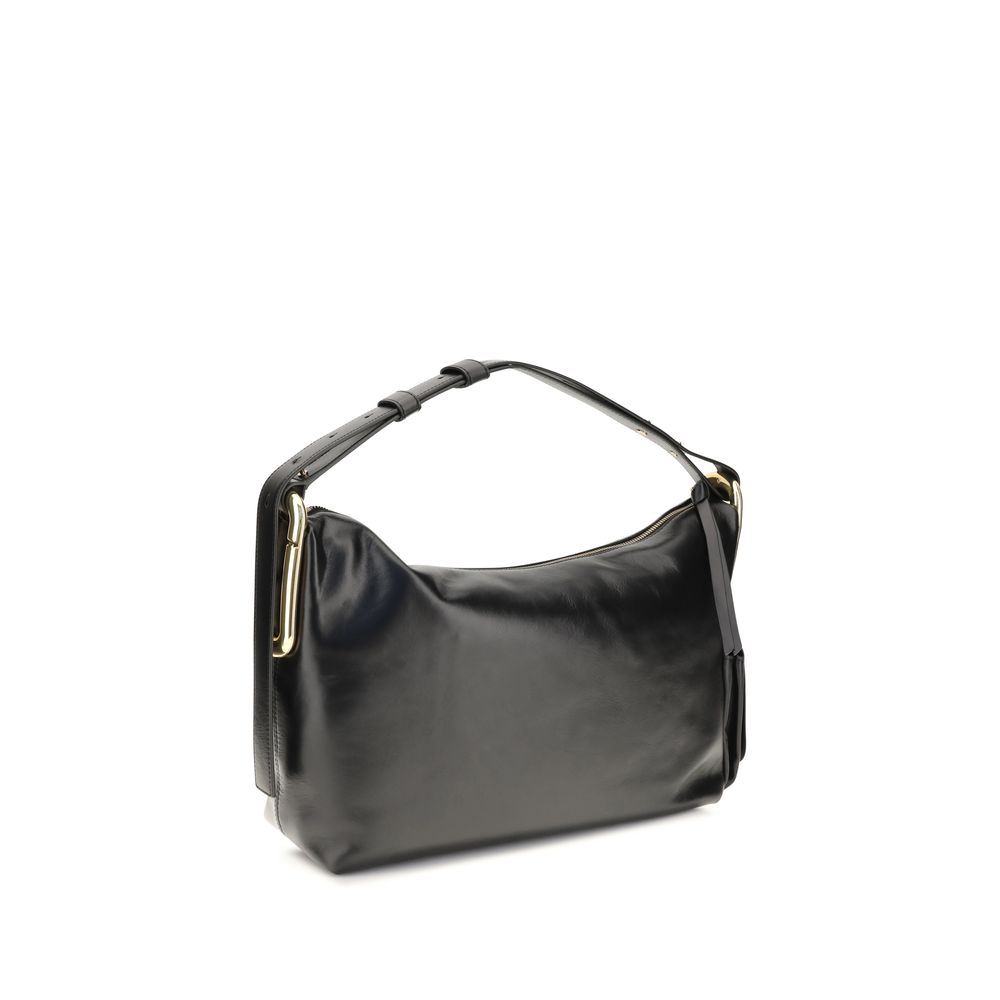 Marc Jacobs Black Calf Leather Bos Taurus Shoulder Bag - Image 3