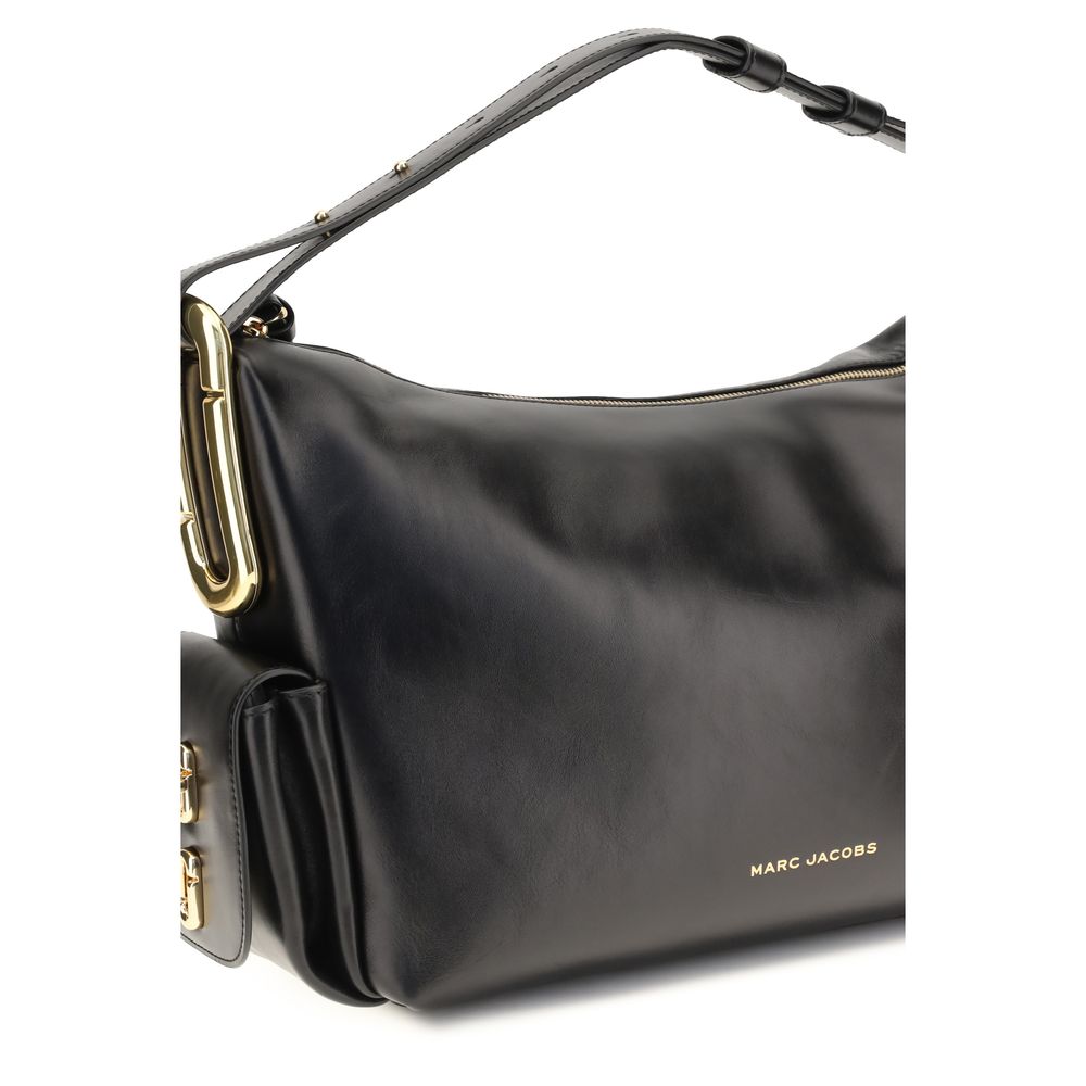 Marc Jacobs Black Calf Leather Bos Taurus Shoulder Bag - Image 4