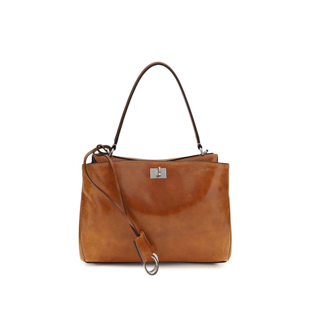 Balenciaga Brown Lamb Ovis Aries Handbag