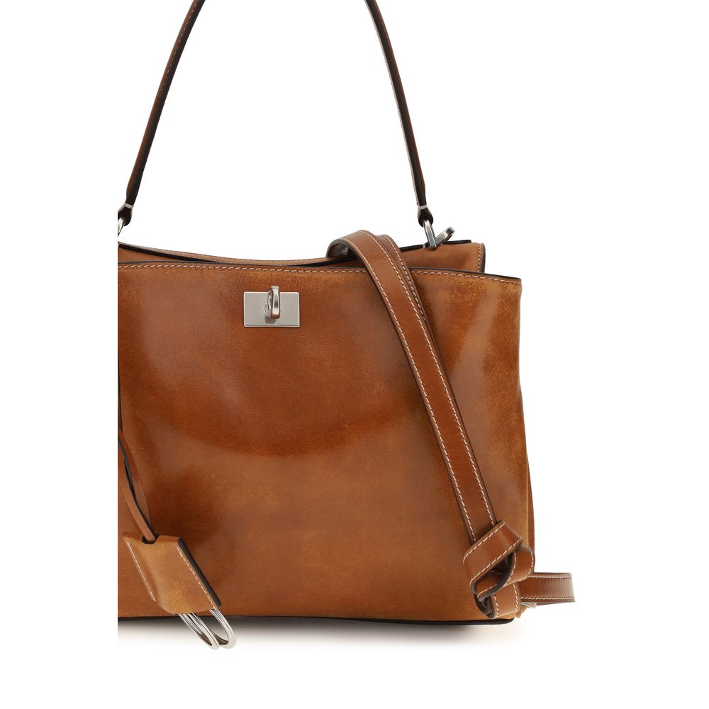 Balenciaga Brown Lamb Ovis Aries Handbag - Image 4