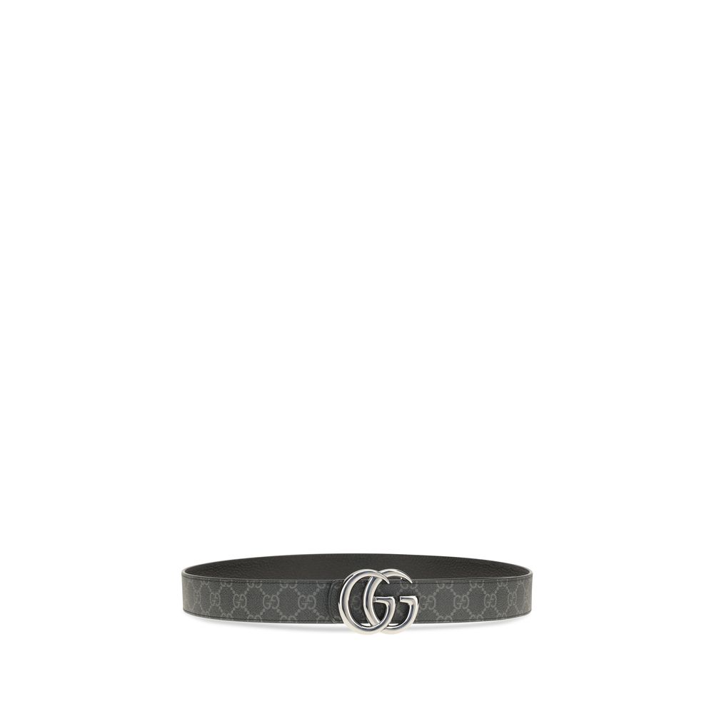 Gucci Black Calf Leather Bos Taurus Regular Belt - Image 2