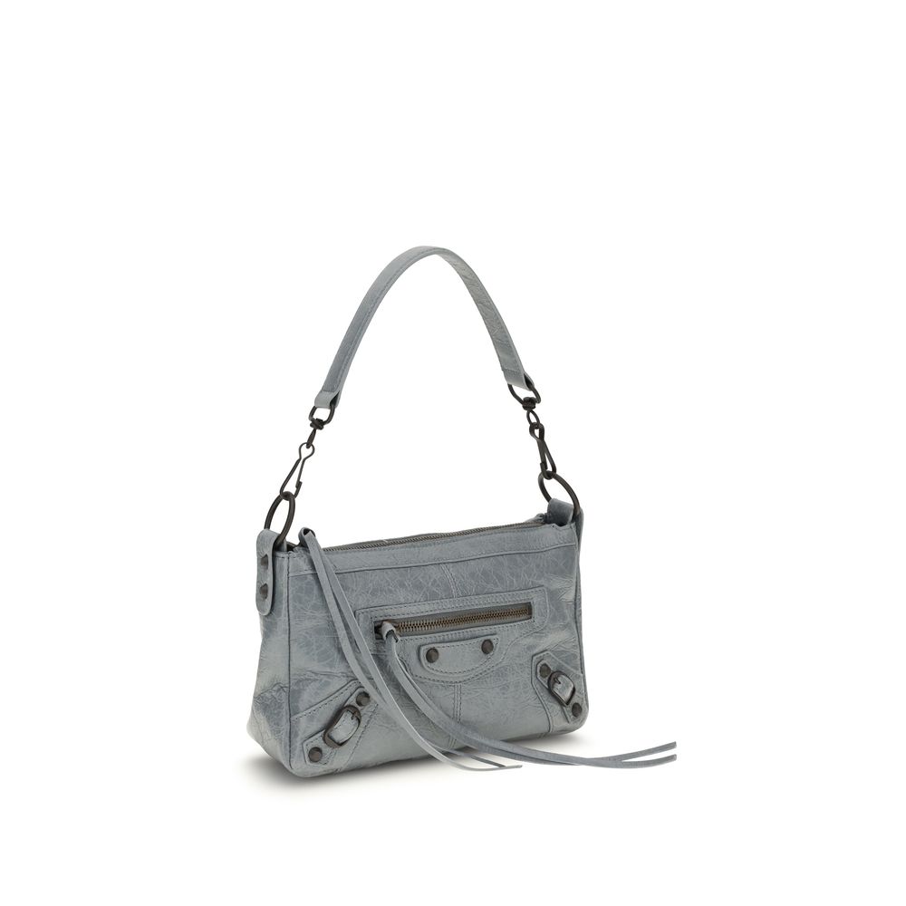 Balenciaga Gray Lamb Ovis Aries Aries Shoulder Bag - Image 2