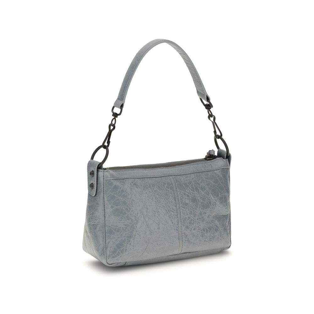 Balenciaga Gray Lamb Ovis Aries Aries Shoulder Bag - Image 3