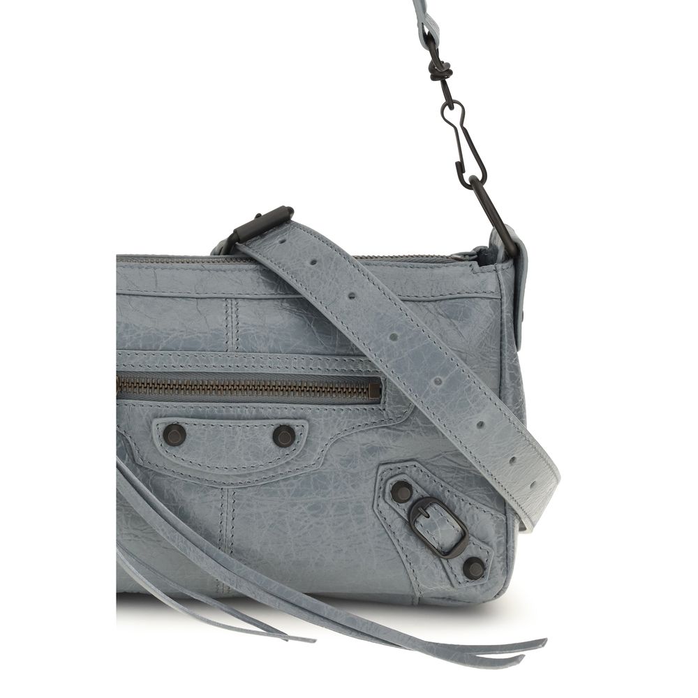 Balenciaga Gray Lamb Ovis Aries Aries Shoulder Bag - Image 4