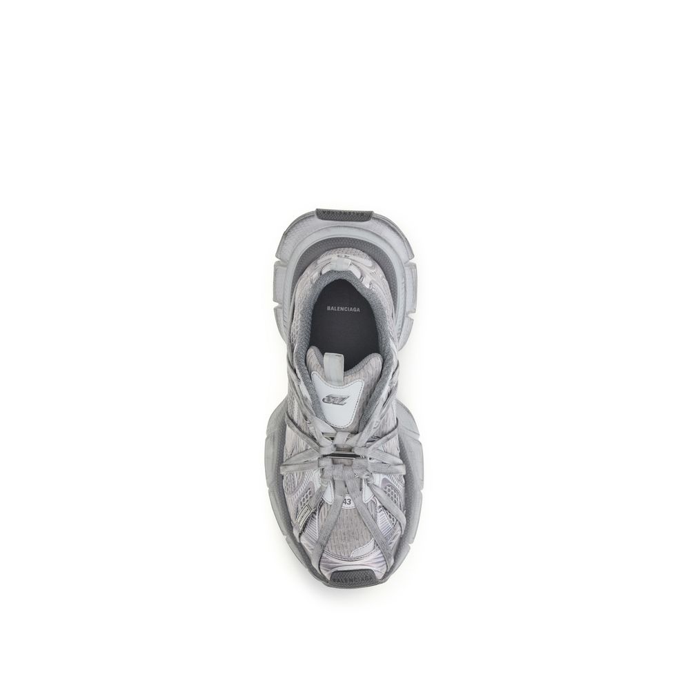 Balenciaga Gray Polyethylene Athletic Sneakers - Image 4