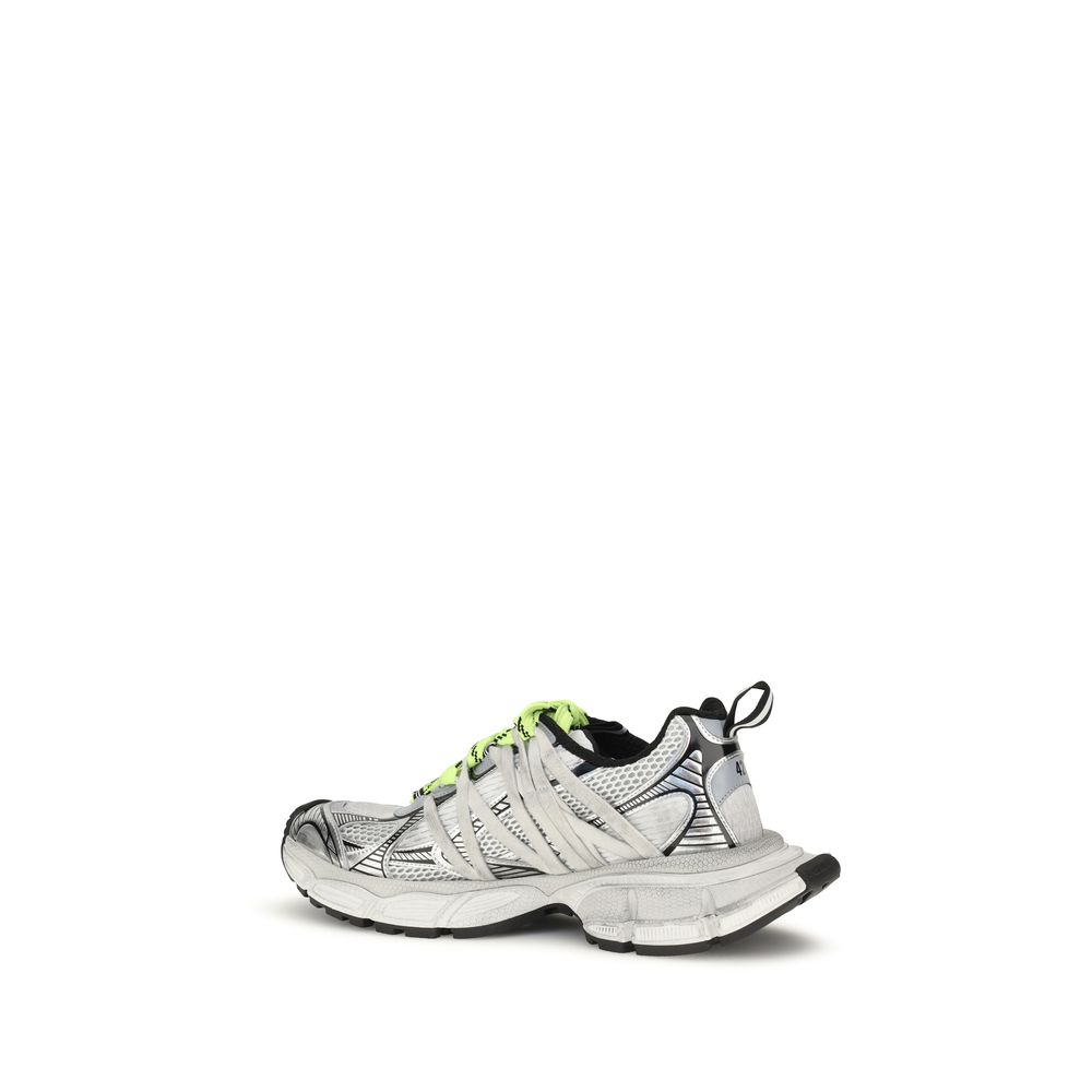 Balenciaga Gray Polyester Athletic Sneakers - Image 3
