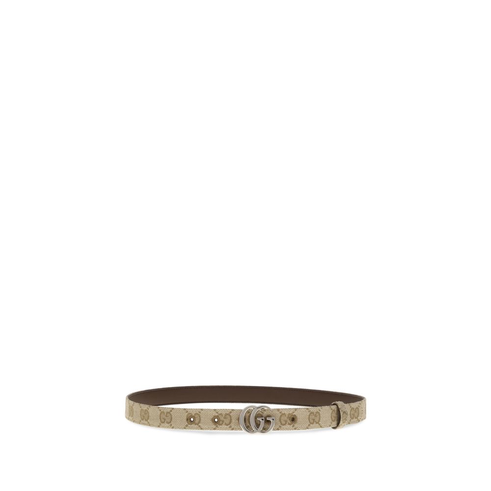 Gucci Beige Fabric Thin Belt - Image 2