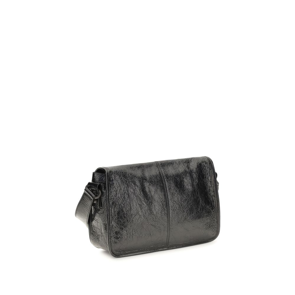 Balenciaga Black Lamb Ovis Aries Aries Shoulder Bag - Image 3