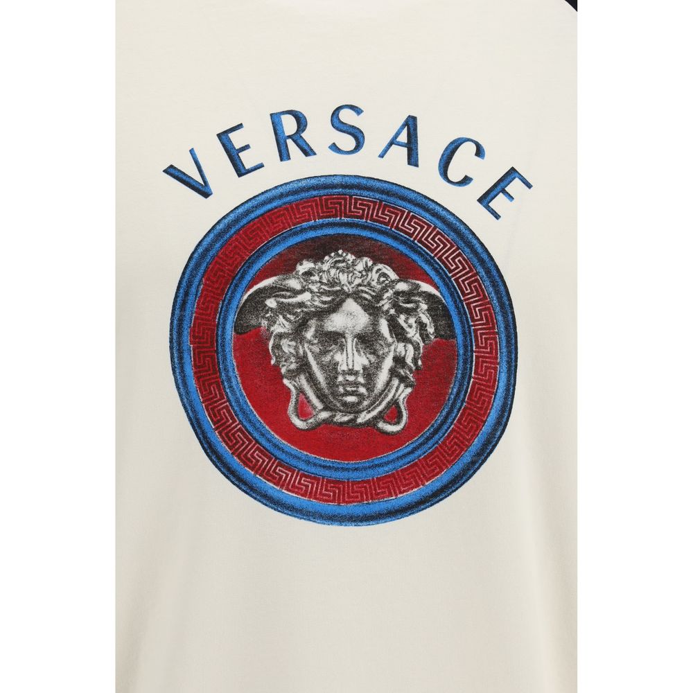 Versace White Cotton T-Shirt - Image 3